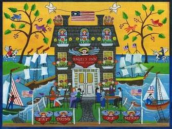 Be Merry Americana Wallpaper