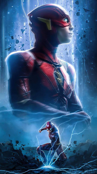 The Flash Superhero iPhone Wallpaper