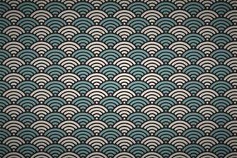 Classic Japanese Wave Wallpaper Patterns