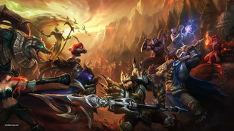 Mobile Legend Wallpaper HD Lovely League Legends Group