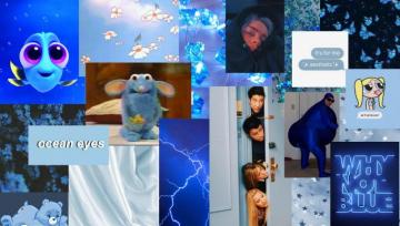Aesthetic Wallpaper Laptop Blue In