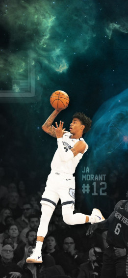 Ja Morant Memphis Grizzlies Background Nba Artwork