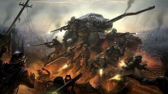 Sci Fi Battle Wallpaper