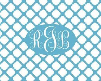 Listing Custom Monogram Computer Wallpaper