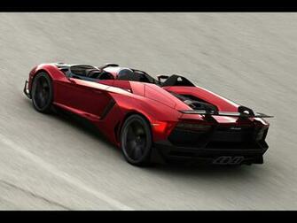 Lamborghini Aventador J Wallpaper Heckansicht