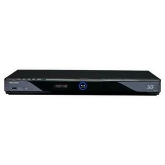 Sharp Aquos Bd Hp25s 3d Blu Ray Disc Dvd Player Black Enlarged