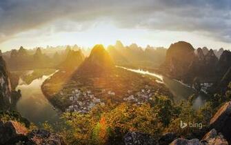Rio Li Na Regi O De Guangxi China Naes Getty Image