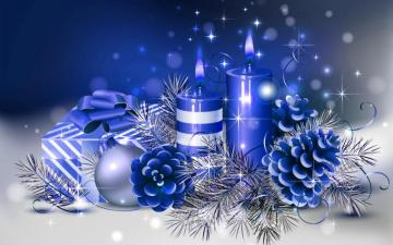Blue Christmas Wallpaper HD Net