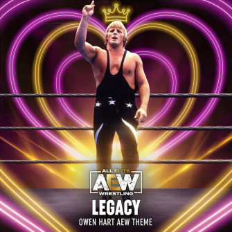 Owen Hart Legacy Poster Design Wallpaper