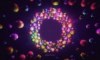 On Purple Background Beautiful Abstract Art Wallpaper For Pc