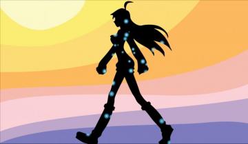 Diebuster Gunbuster Nono Polychromatic Top Wo Nerae Vector
