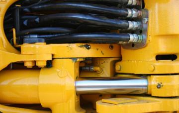Wallpaper Metal Yellow Machine Cables Hydraulic Image For