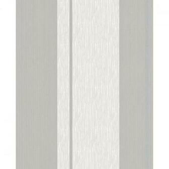 Steve Leung Mai White Grey Stripe Wallpaper By Graham Brown