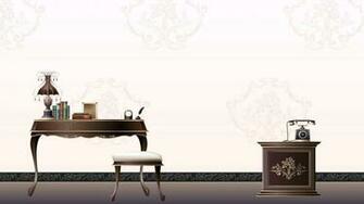 Old Fashioned Desk Wallpaper