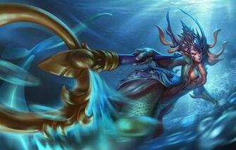 Photo Wallpaper Water Nami Art Lol League Of Legends