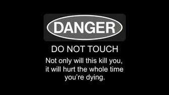 Signs Funny Danger Wallpaper Background