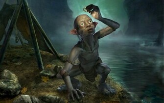 Gollum Finding Ring Wallpaper Myspace