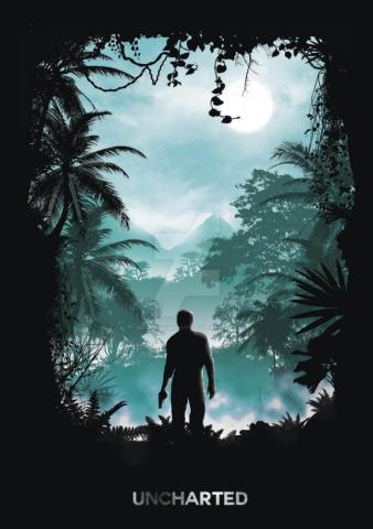 Uncharted Minimalist Poster By Bryanosaurus777