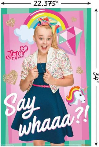 Amazon Trends International Jojo Siwa Say Whaa Wall Poster