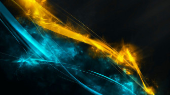 Blue And Yellow Wallpaper