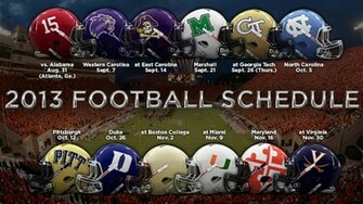 Acc Releases Football Schedules