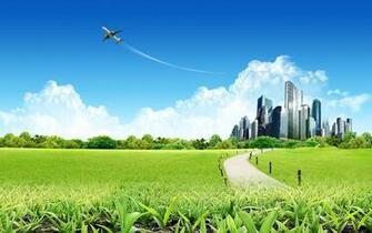 Future Village Wallpaper HD