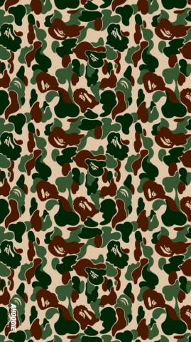 Bape Camo Phone Wallpaper On