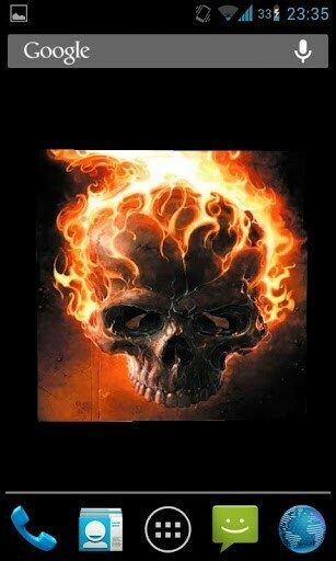 Bigger Skull Live Wallpaper For Android Screenshot