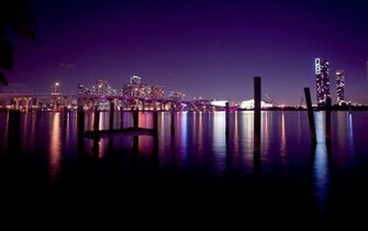 Miami Skyline Wallpaper
