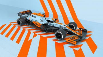 Mclaren Mcl35m With A Special Gulf Livery 5k Wallpaper HD