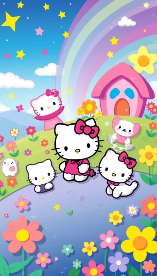 Hello Kitty And Friends Wallpaper