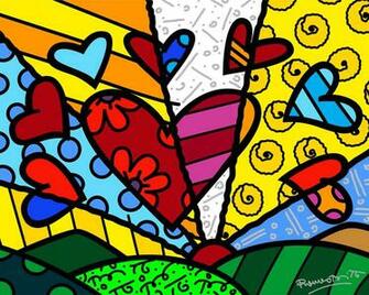 Romero Britto Wallpaper Top Background
