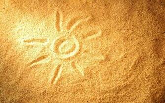 Beach Sand Sun Wallpaper Umad