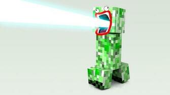 Blue Creeper Minecraft Cake Ideas And Designs