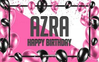 Wallpaper Happy BirtHDay Azra Balloons