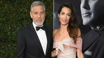 George Clooney Hobbles Onto Plane With Amal In First Sighting
