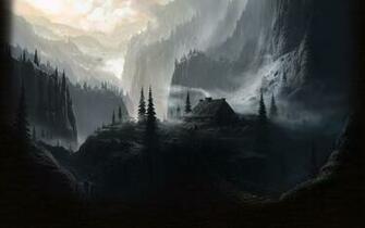 Nature Cabin Mountain Mist Wallpaper HD Desktop And Mobile
