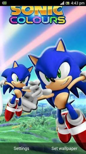 Bigger Sonic X Live Wallpaper For Android Screenshot