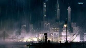 Seattle Streets Rain Wallpaper