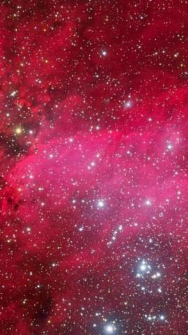Pink Nebula Outer Space iPhone 5s Wallpaper