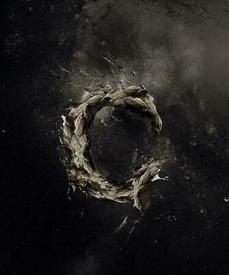 Text Effects Create A Rocky Effect With Space Background In