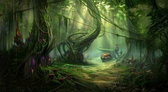 Alien Jungle By Meckanicalmind