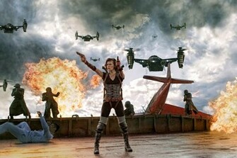 Milla Jovovich Resident Evil Wallpaper