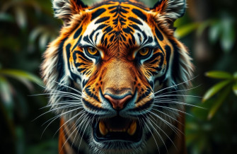 Angry Tiger Eyes Wallpaper