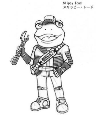Starfox Slippy Toad By Mdtartist83