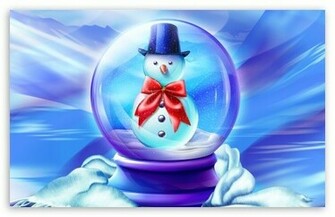 Snow Globe Wallpaper