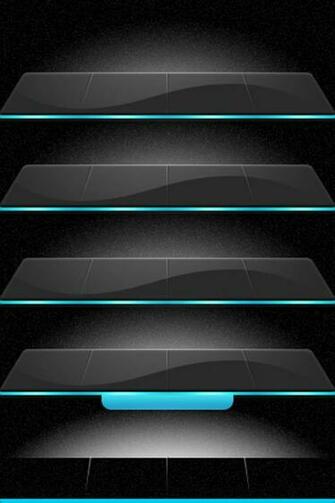 Glass Shelf iPhone 4s Wallpaper iPad