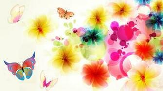 Abstract Circles Background Floral Studeo HD Wallpaper