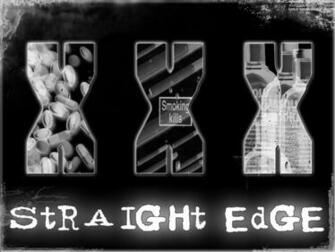 Straight Edge Wallpaper By X Vegan