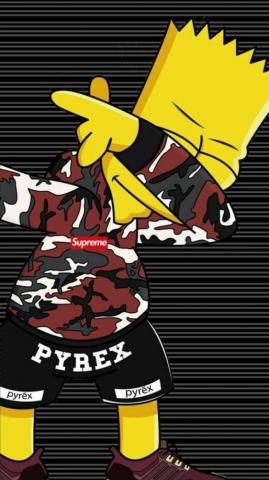 Bart Dope Blood Gang Wallpaper On